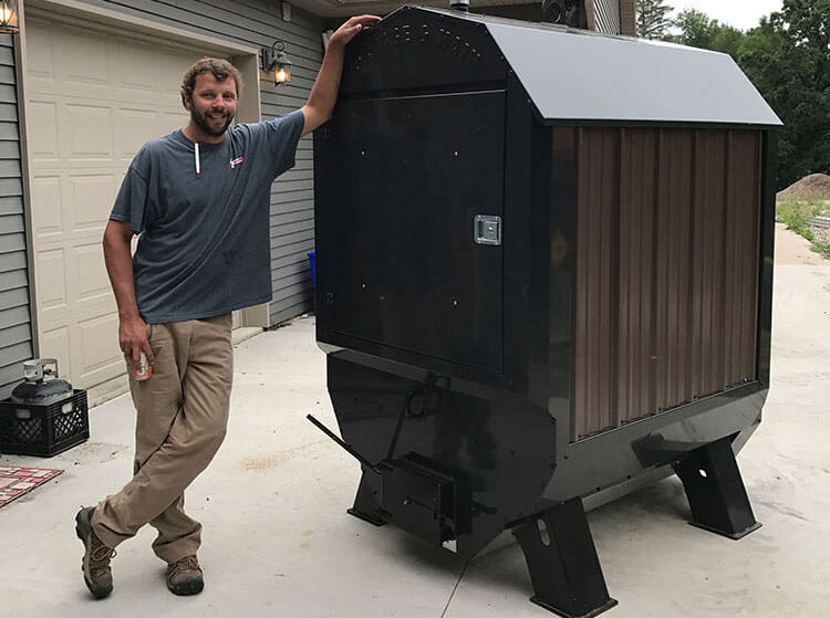 | Strawbale Farms Minnesota Outdoor Wood Boiler