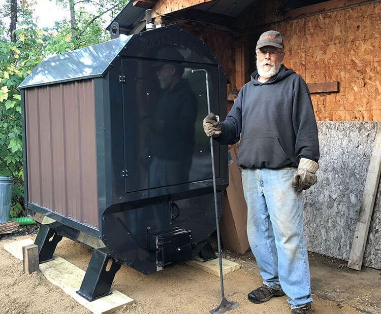 biomass heating escanaba | Strawbale Farms Portage & Main Outdoor Boiler