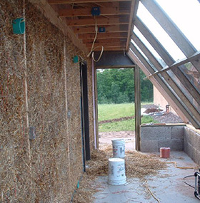 Strawbale Farms Home Insulation